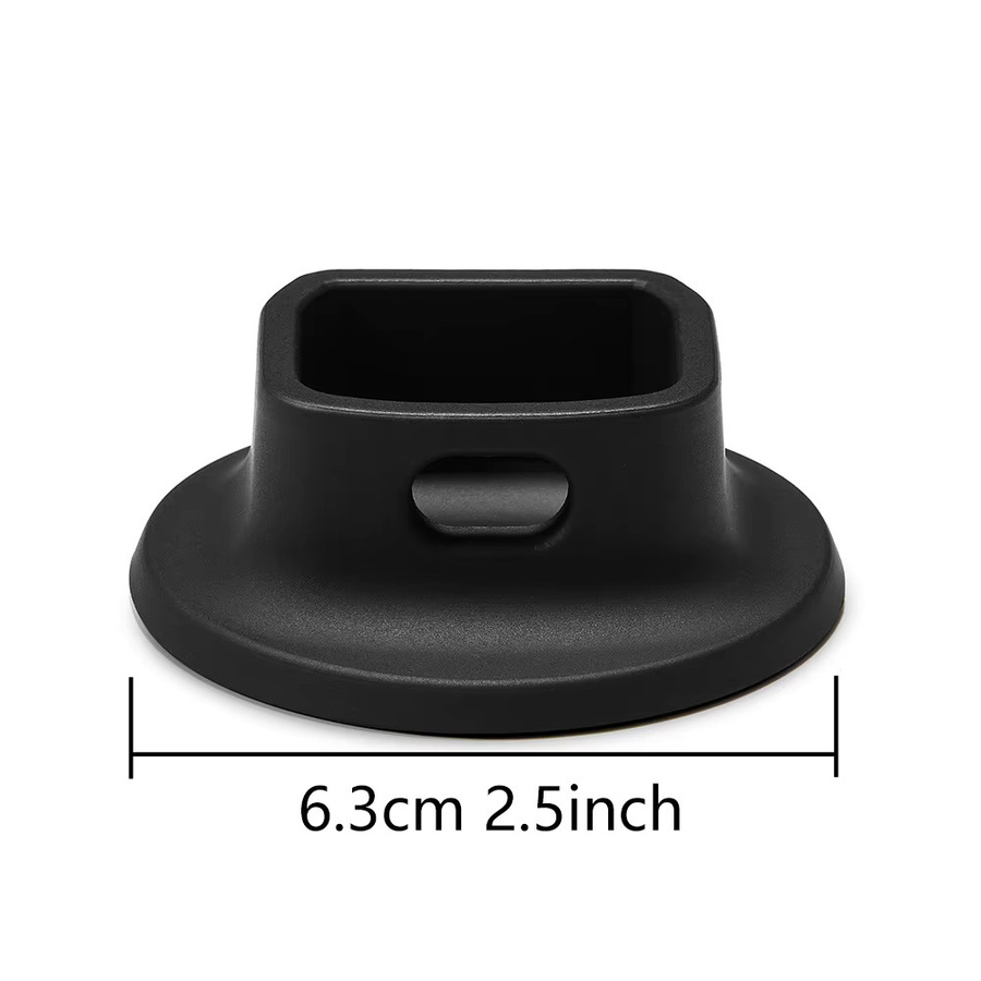 DJI Pocket 3 Desktop-Silikonhalterung in Schwarz als stabiler Ständer und Basisunterstützung mit Adapter für deine Action-Kamera - Bild 4