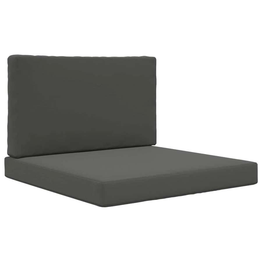 vidaXL Sofakissen für Draußen 2-teiliges Set Anthrazit aus Polyester - Bild 2