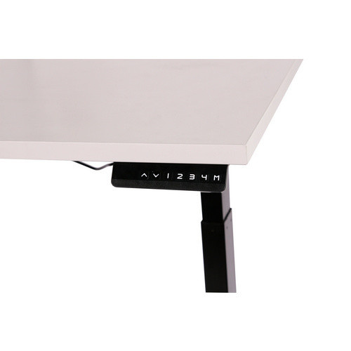 SZAGATO Schreibtisch-Gestell aus Metall in Grau, höhenverstellbar, B/T/H: 118 x 70 x 62 cm - Bild 2