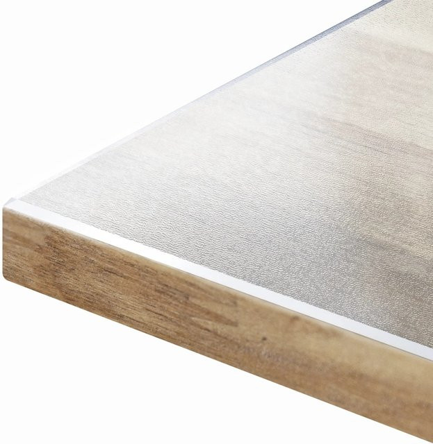 Karat Tischfolie Imperial Transparent Mattiert mit abgeschrägter Kante, B/B: 100 x 115 cm - Bild 1