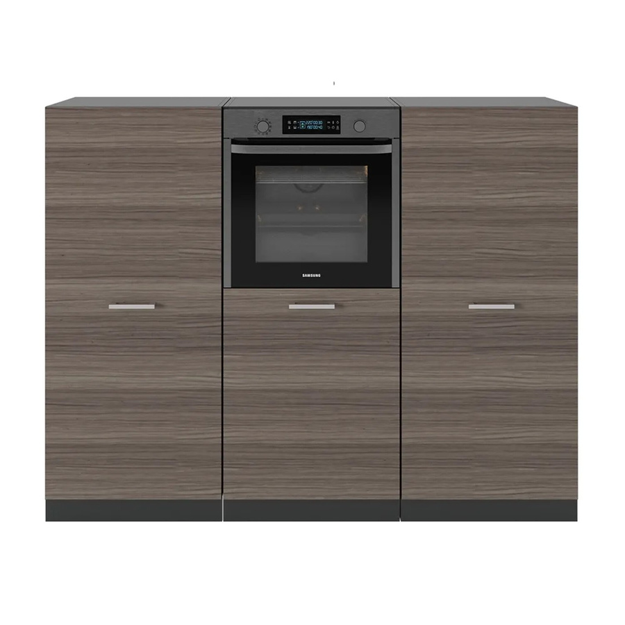 Vicco R-Line Küchenblock modern in Edelgrau und Anthrazit, B/H/T: 180 x 85 x 57 cm - Bild 2