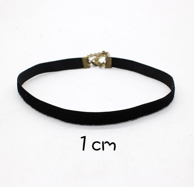Wucifang Jewelry Choker Halskette, Schwarz, Messing, Damen - Bild 1