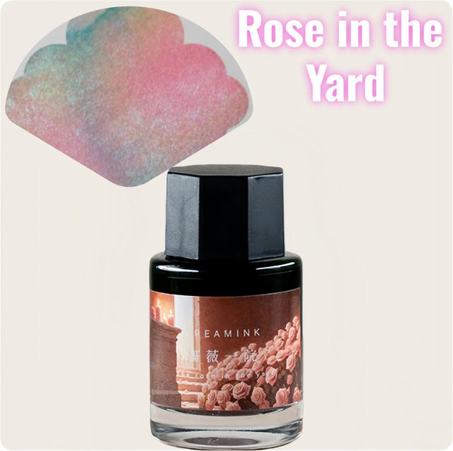 Dream Ink Rose In The Yard schimmernde Glitzer-Schattierungstinte in Pink, 20 ml - Bild 1