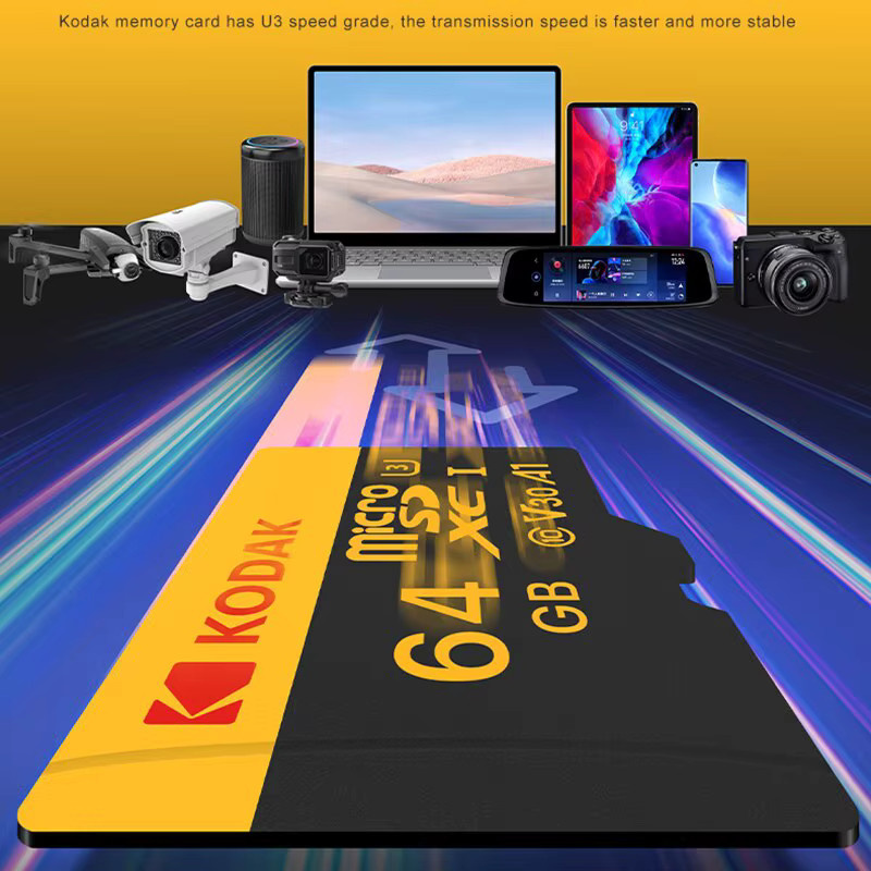 Kodak Micro SD Memory Card Class 10 U3 mit bis zu 100MB/s für 4K HD Aufnahmen - Bild 5