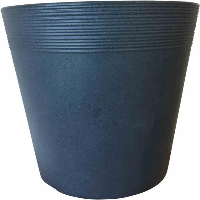 Siena Garden Pflanzgefäß Malaga Anthrazit Durchmesser: 38 cm, Höhe: 32 cm - Bild 1