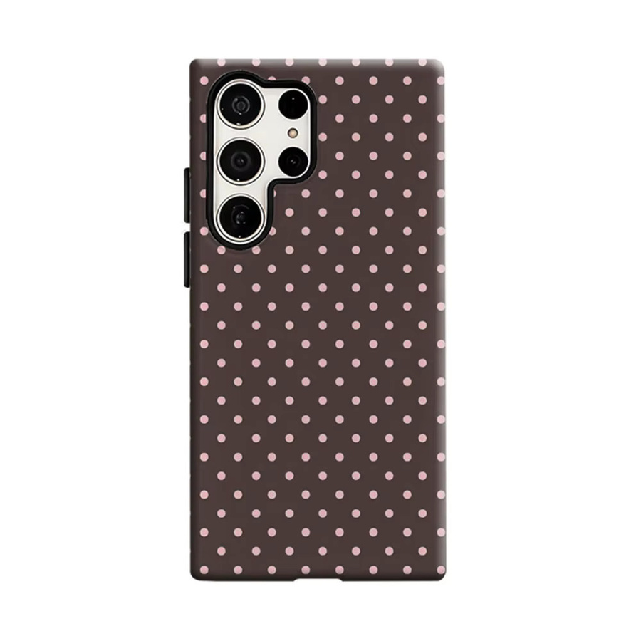 Aurbe Handyhülle für Samsung Galaxy S26 S25 S24 S23 Ultra Plus HD Hard Case in Mauve Dot Drift - Bild 6