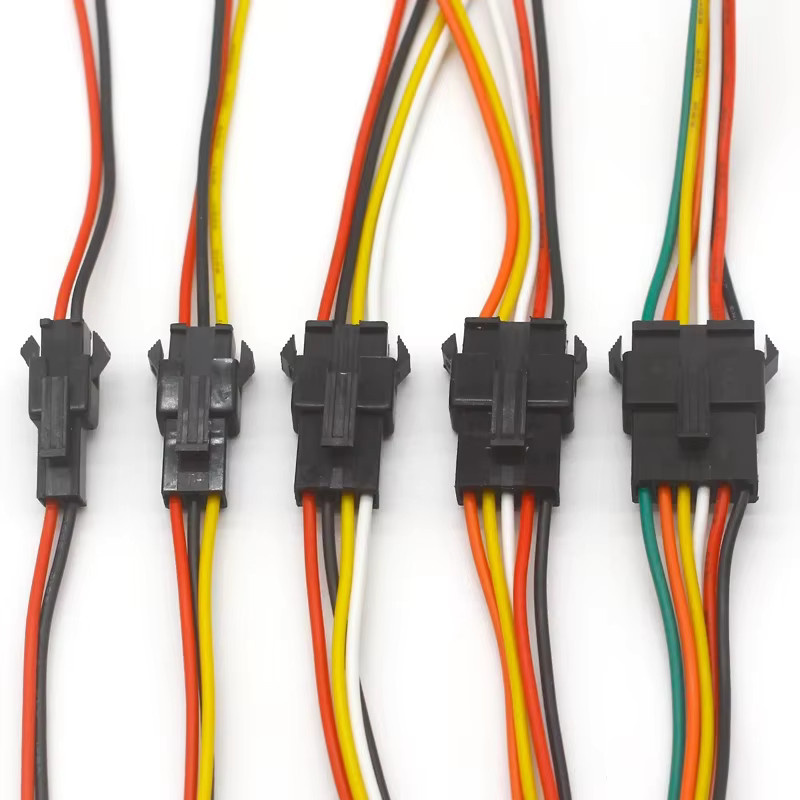 ELECAPITAL JST LED-Anschlussstecker Set, schwarz, 2-polig bis 6-polig, männlich und weiblich für 3528 5050 RGB RGBW RGBWW LED-Streifen - Bild 3
