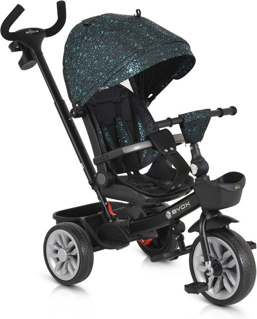 Byox Tricycle Space 3 in 1 Dreirad mit EVA-Räder grün - Bild 1