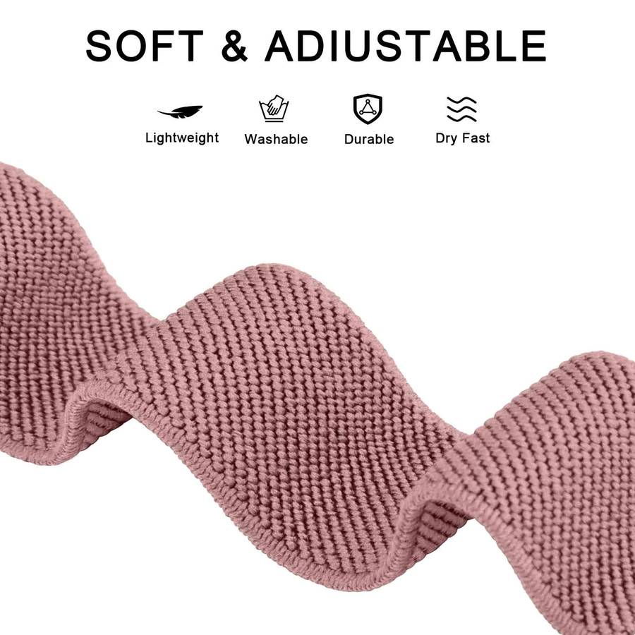 Tobfit Uhrenarmband Nylon-Schlaufenband, Schwarz, Unisex - Bild 1