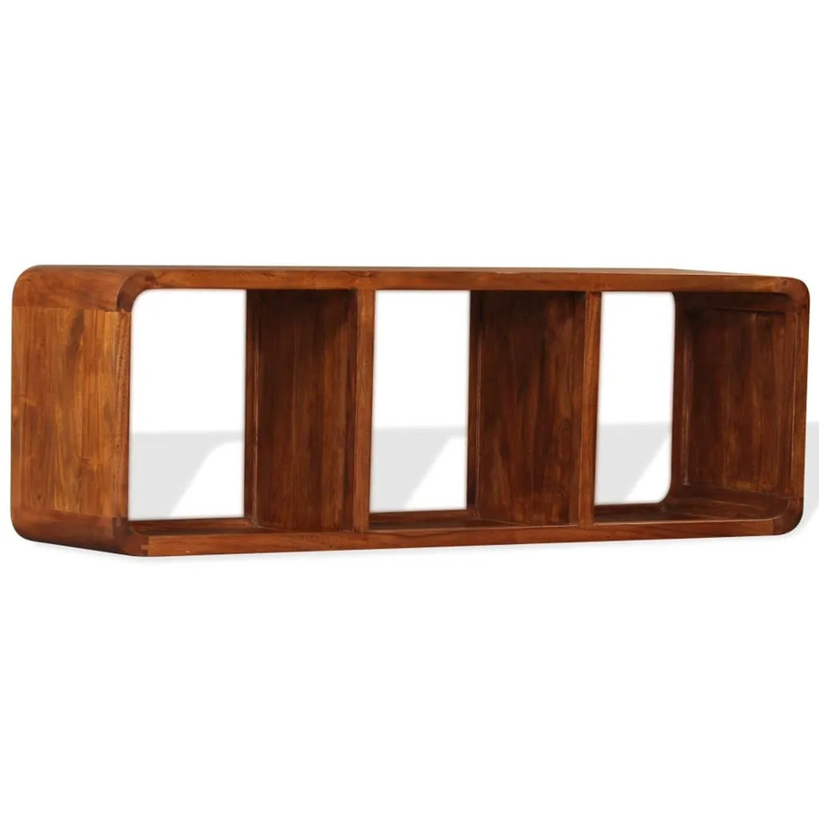 vidaXL TV-Schrank aus Massivholz Akazie in Braun, B/T/H: 120 x 30 x 40 cm - Bild 2