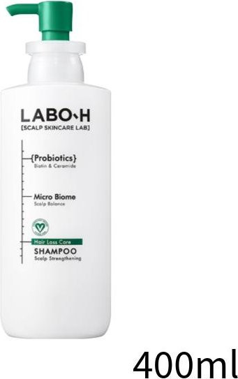 LABO-H Kopfhautstärkendes Shampoo, 400 ml, Unisex, mit Koffein, Menthol, Ceramid NP - Bild 1