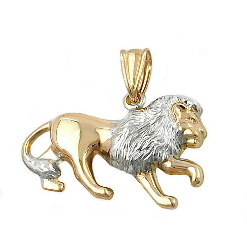 Colfem Anhänger Löwe, Gold 375, matt-glänzend, Unisex - Bild 1