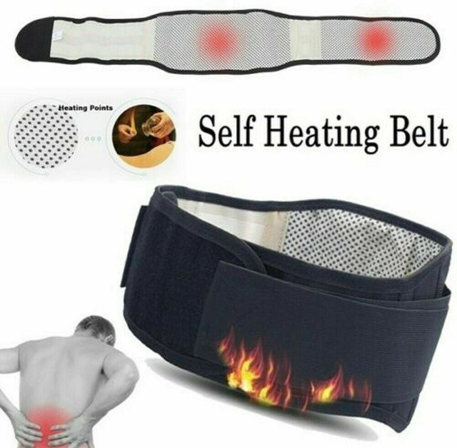 Magnetische Rückenstütze mit selbsterwärmendem Pad, Unisex - Bild 1