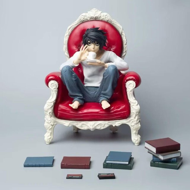 Discover Intime Death Note GK L Figur Sitzende Pose Statue - Bild 1