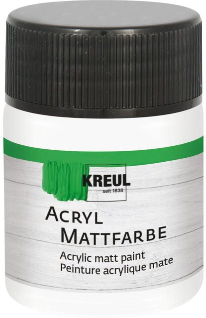 KREUL Acryl Mattfarbe Weiß, 50 ml - Bild 1
