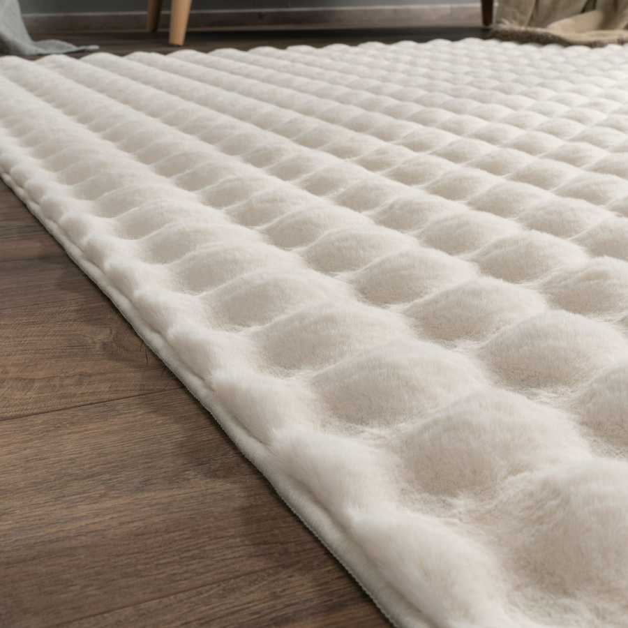 Fellteppich Arnia in Beige, B/T: 120 x 160 cm - Bild 4