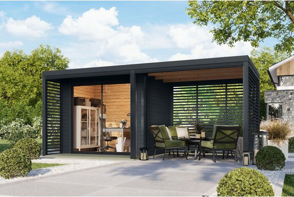 Karibu Gartenhaus Sacramento 38mm Hybrid