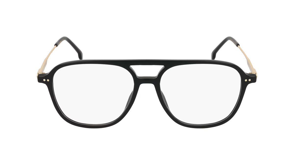 Carrera 1120 Korrektionsbrille Pilot, Vollrand, Acetat, Unisex, schwarz - Bild 1