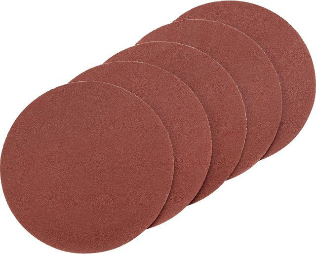 LUX-TOOLS Haftschleifauflagen ungelocht für Exzenterschleifer, Durchmesser: 125 mm, Körnung: K120 - Bild 1
