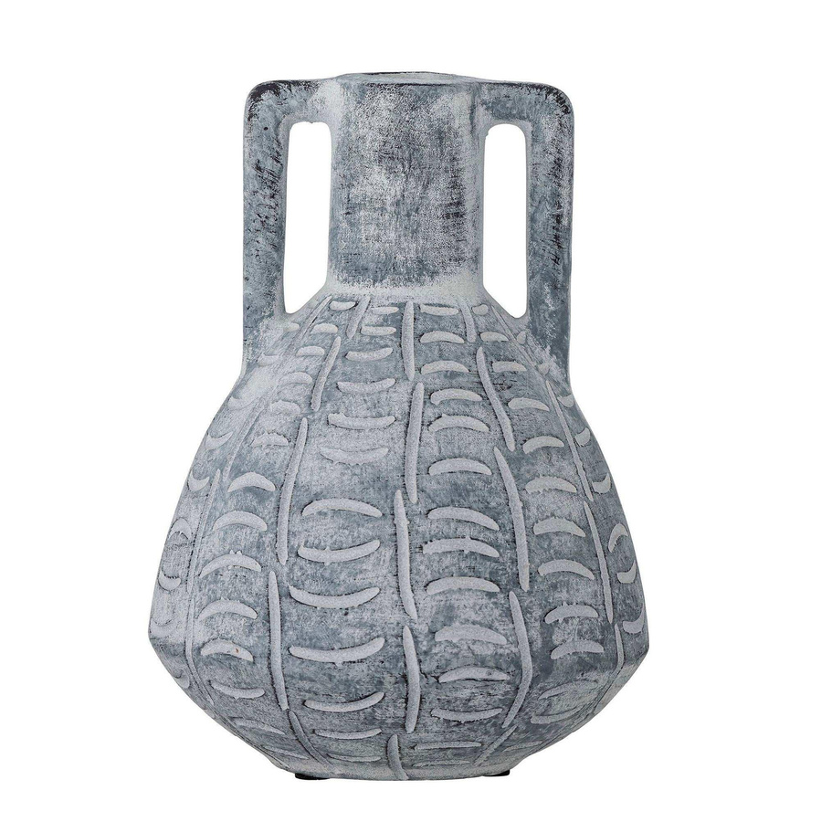 Bloomingville Keramikvase Rane in Grau mit organischer Form, Höhe: 20 cm - Bild 1