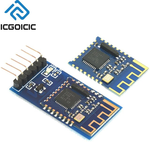 JDY-08 2,4 GHz Multi-Mode Wireless UART Modul in Blau mit 30 m Reichweite und 6 KB/s transparenter Übertragung für Android und iOS Sensorsteuerung - Bild 1