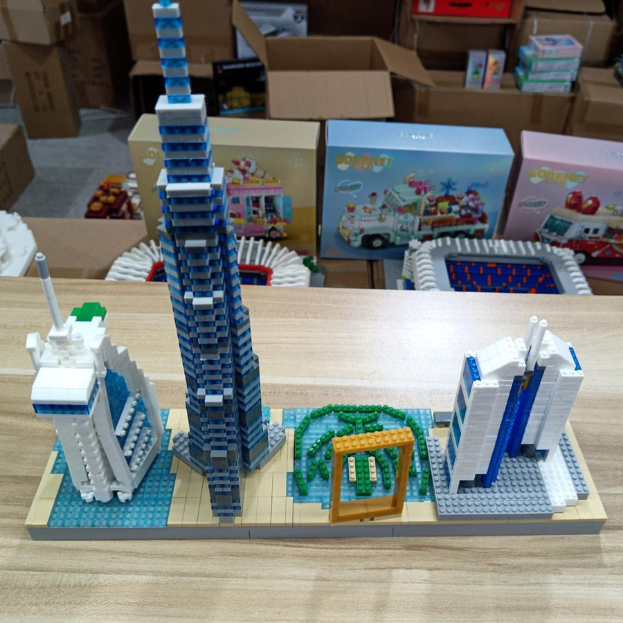 Linyi toy Dubai Skyline Burj Al Arab Modell ab 14 Jahren - Bild 2
