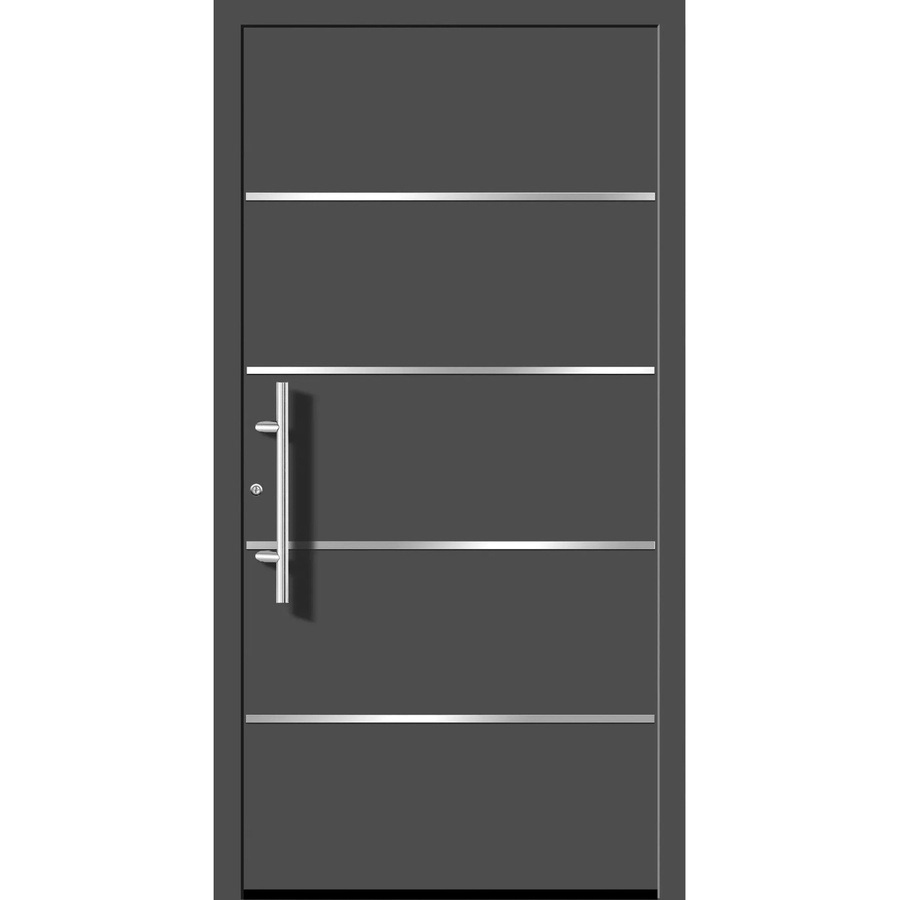 Aluminium-Haustür Splendoor Modell Moderno M460/B in Anthrazit Metallic, Ausführung Links, Breite: 110 cm, Höhe: 210 cm - Bild 2
