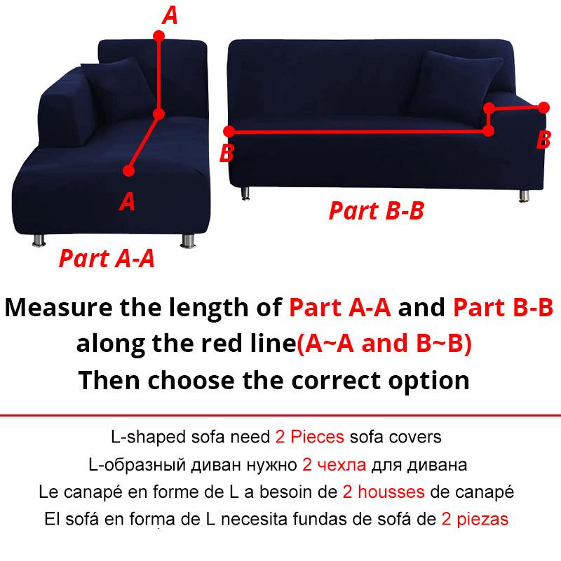 YZFZP L-förmiger Sofabezug aus Samtstoff mit floralem Design, elastisch und rutschfest, Breite: 90-140 cm - Bild 3