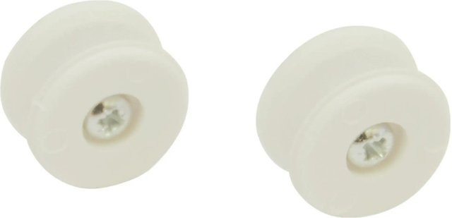 Gardinia Schnurwickler mit Schrauben in Weiß, 6er Pack - Bild 1