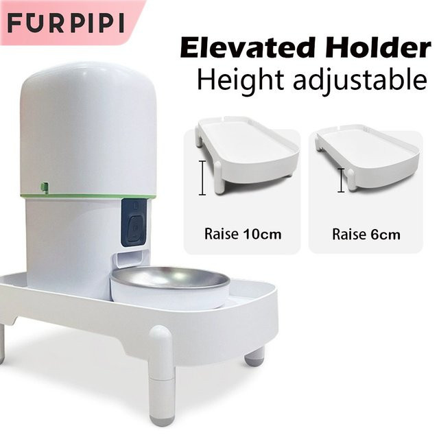 Furpipi Erhöhter Futternapf-Ständer für Hund und Katze als Halterung für Smart Pet Feeder - Bild 1