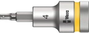 Wera Zyklop Bitnuss 8740 C HF Bitnuss mit 1/2 Zoll Antrieb und Haltefunktion in Silber, Länge: 60 mm - Bild 1