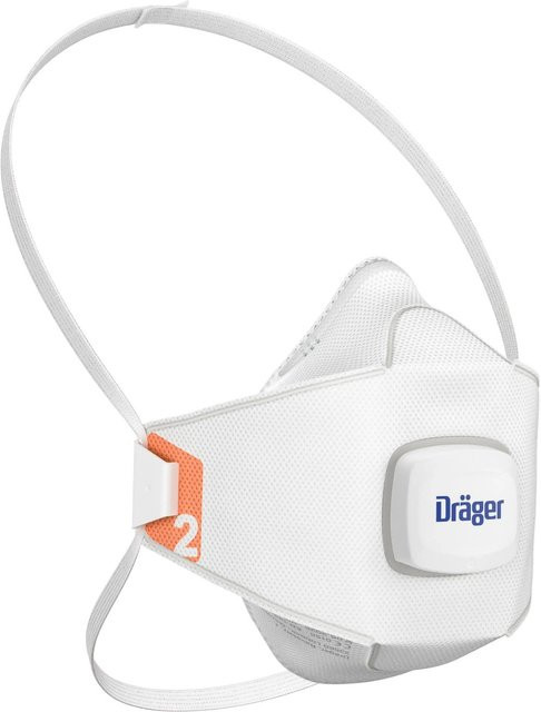 Dräger X-plore 1920 V FFP2 Atemschutzmaske mit Ventil, Größe S, Weiß, 10 Stück - Bild 1