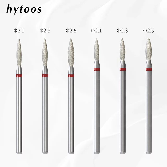 HYTOOS Flame Diamond Nagelbohrer, Nagelhautentferner, Unisex - Bild 1