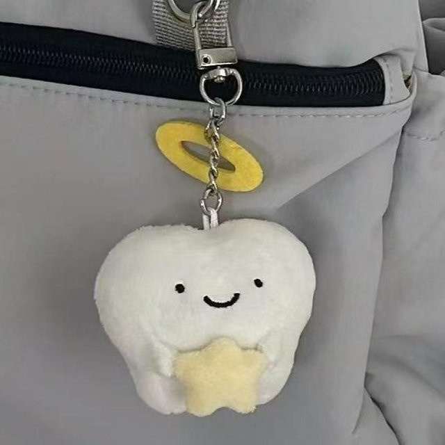 Yiran toy Schlüsselanhänger Plüsch, Zahnschwingen, Unisex - Bild 1