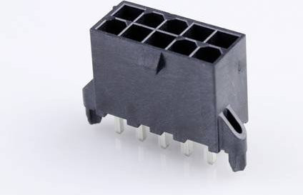 Molex Einbau-Stiftleiste Standard 10-polig Schwarz mit 4,20 mm Rastermaß - Bild 1