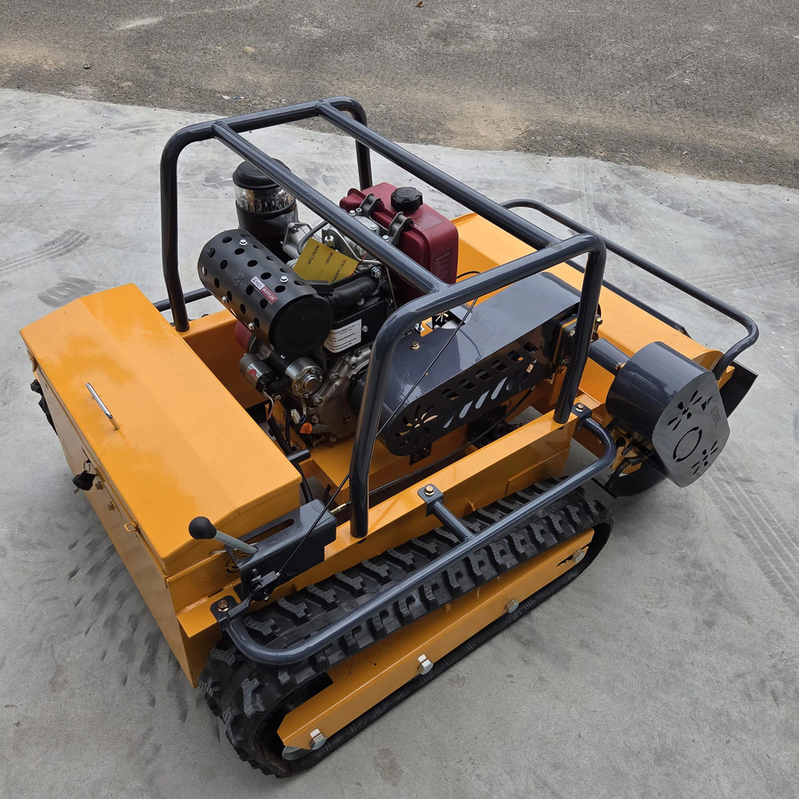 MOWBEAR ZNW-1000Y RC Intelligenter Schwerlast-Rasenmäher in Gelb mit 450 kg Tragkraft und 60 Grad Steigfähigkeit - Bild 3