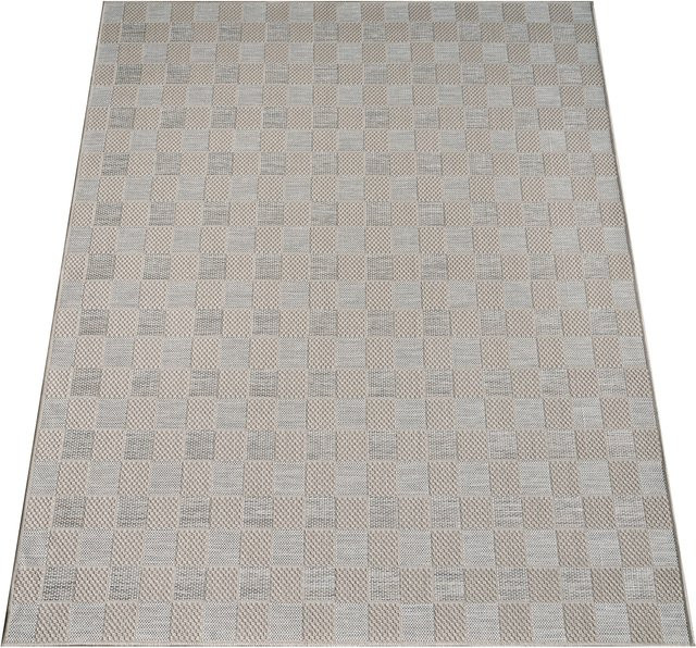 In- & Outdoor-Teppich Verona in Beige mit Schachbrettmuster, B: 120 cm, T: 160 cm - Bild 1