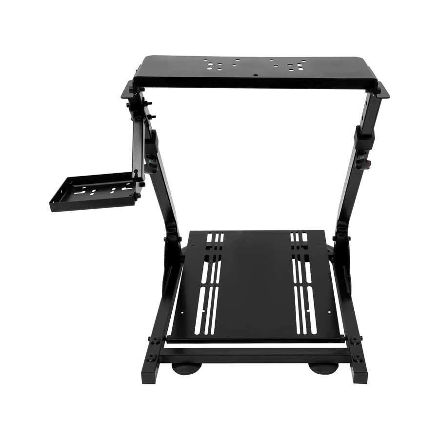 Bymaocar Faltbarer Rennradständer für Sim Racing Pedale in Schwarz oder Blau, kompatibel mit Logitech G25 G27 G29 G920 G923 TX F458 T500RS, Fanatec Clubsport und Simcube - Bild 6