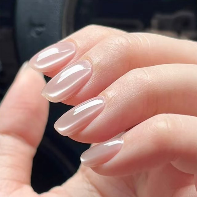 MIANEL Milchtee Kristall Katzenauge Gel Nagellack, 10 ml - Bild 1