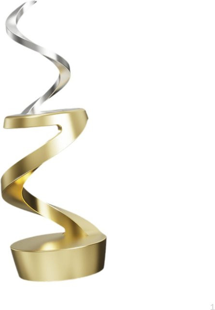 Kinetisches Schreibtischspielzeug Closet of Beauty Rotierendes Gyroskop Ornament in Gold zur Konzentration für Erwachsene - Bild 1