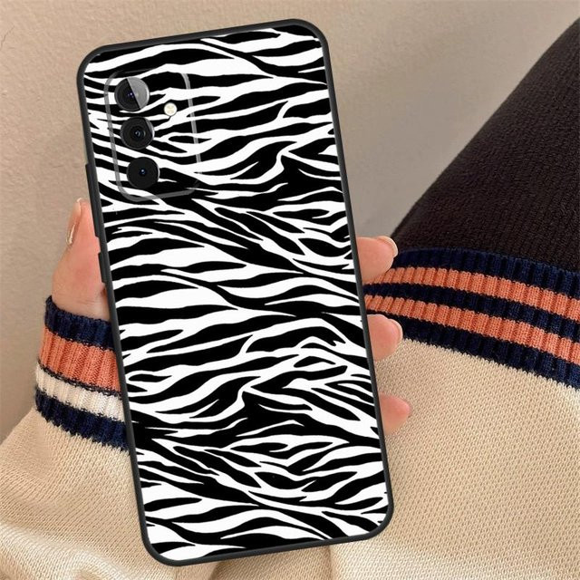 Handyhülle mit Zebra-Streifen-Druck für Samsung Galaxy A-Serie in Multicolor - Bild 1