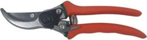 MaKeDO Gartenschere Bypass in Orange mit 205 mm Länge und 15 mm Schnittbreite