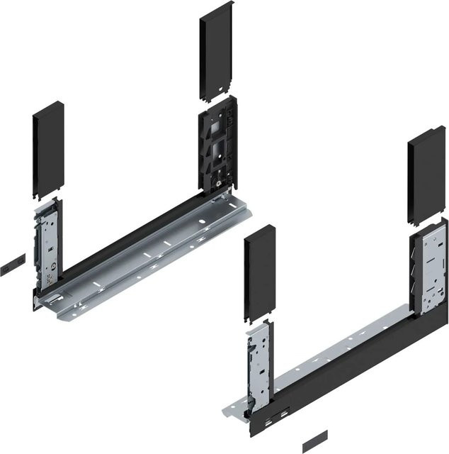 Blum Zarge Legrabox free Höhe C Nennlänge 400 mm Carbonschwarz Matt - Bild 1