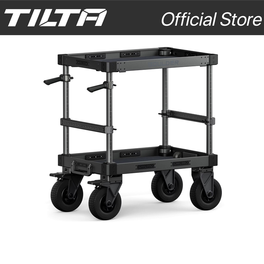 TILTA Boulder Kamera-Wagen in Schwarz für professionelle Monitorhalterungen und Studioaufnahmen - Bild 5