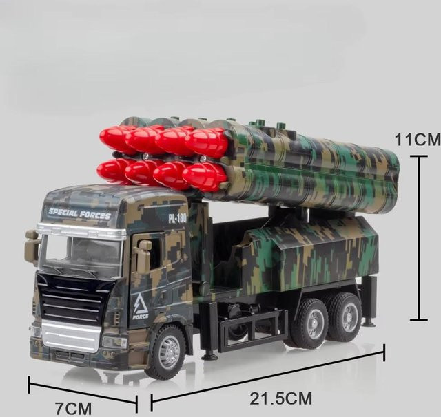 Linyi toy car Raketenwerfer Modellauto, 1:32, ab 14 Jahre - Bild 1