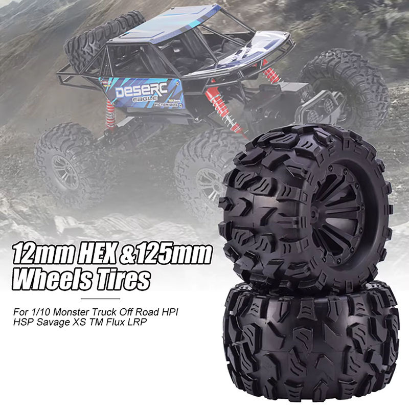 Traxxas 4-teiliges Set Monster Truck Reifen Räder 1/10 - Bild 3