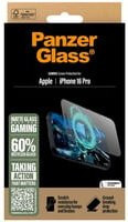 PanzerGlass Gaming Displayschutzglas Ultra-Wide Fit für Apple iPhone 16 Pro, Schwarz, Matt und Kratzfest - Bild 2
