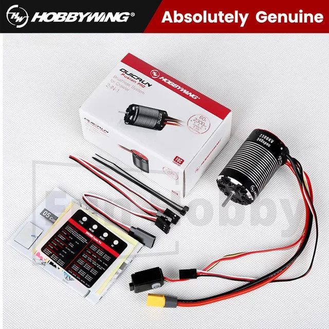 Hobbywing Fusion PRO 2-in-1 Combo, Wasserdichter Klettermotor und ESC, RC Auto Motor Zubehör - Bild 1