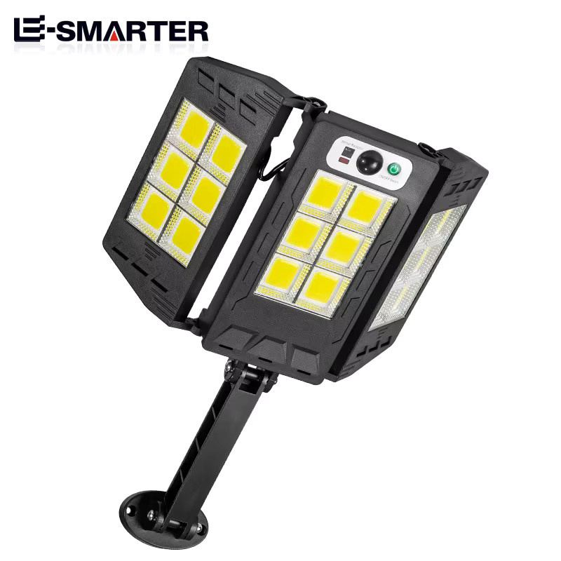 ESMARTER LED Cob Solar Außenleuchte mit Fernbedienung und Bewegungssensor für Garten und Landschaft - Bild 2