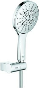 Grohe HdbGar Rainshower SmartActive 130 Handbrause mit 3 Strahlarten, Chrom, Rund - Bild 1